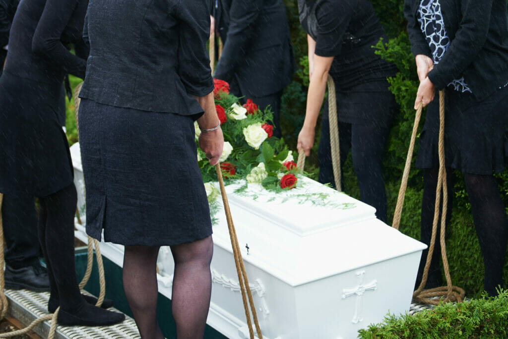 Beerdigung Sarg Grab Tod